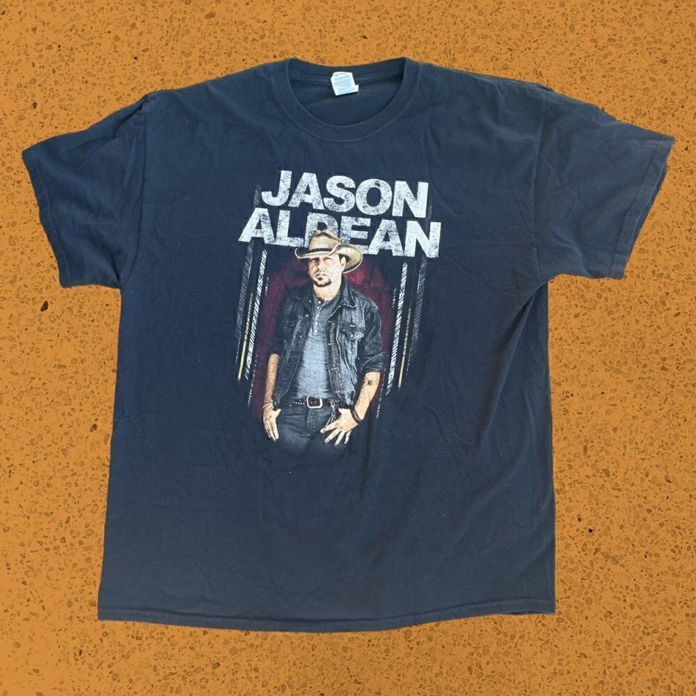 Jason Aldean Shirt country western band t - Picture 2 of 7
